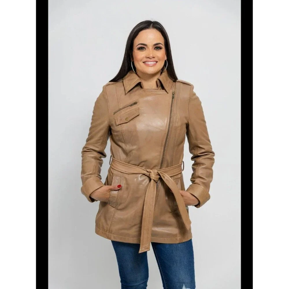 Bryant Breeze Leather Trench Coat